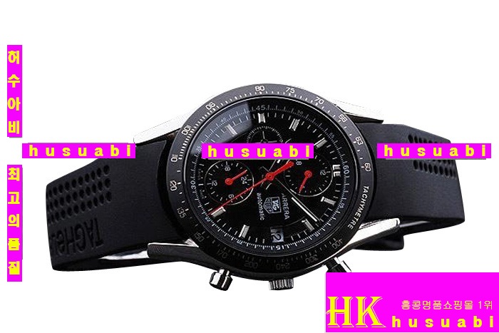 �±�ȣ�̾� ���ڽð� Tag Heuer Carrera Japanese Quartz MOVEMENT Textured Bracelet Black 33mm Men tag86