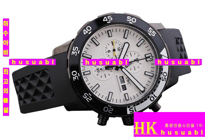 ���̴������� �Ż�ð� IWC �����ð� Replica IWC Schaffhausen White Dail Japanese Quartz Movement Men 44 x 51 mm . YC010-52