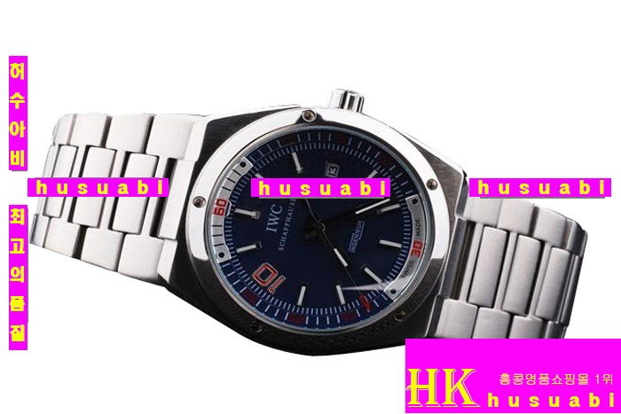 ���̴������� �����ð� Replica IWC Schaffhausen Blue Dail Stainless Steel Automatic Movement 36 mm. YC010-27