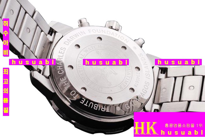 ���̴������� �����Ż�ð� Replica IWC Schaffhausen Blue and Orange Bezel Japanese Quartz Movement 44 x 51 mm. YC010-25