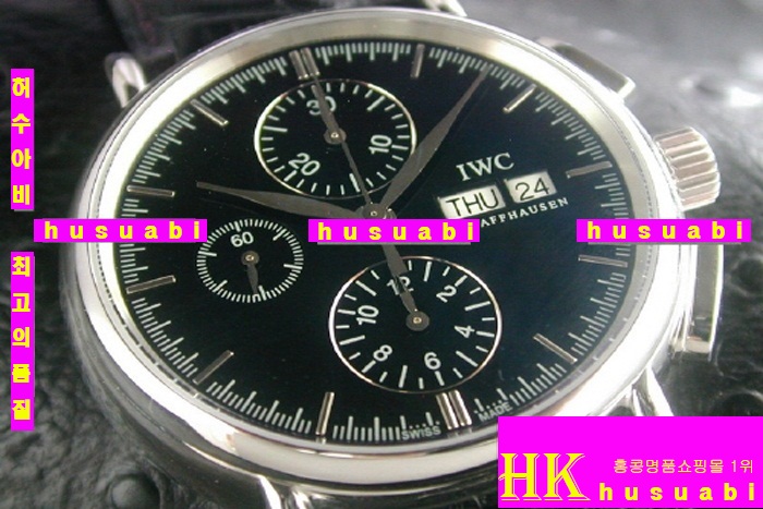 iwc���Ϸ�ũ�γ�-���̴������� �ð�_IWC - �ð�  PORTOFINO CHRONOGRAPH BLACK DIAL