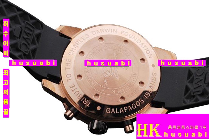 ���̴������� �����ð� �α���ǰ Replica IWC Schaffhausen Black and Gold Bezel Japanese Quartz Movement Men