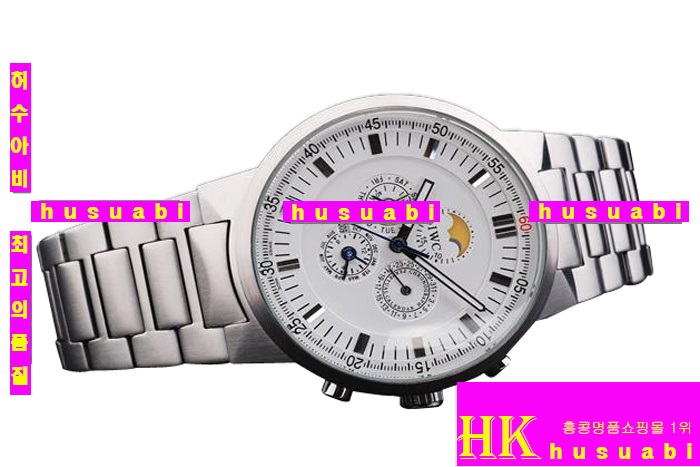 ���̴������� �ð� IWC ��ǰ�����ð� Replica IWC Schaffhausen Automatic Movement White Stainless Steel 38mm Watch . YC010-14