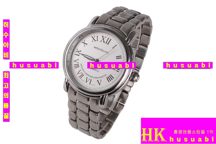 ������ MontBlanc �����ð� �α���ǰ Replica MontBlanc Japanese Quartz Movement Pure Silver Stainless Steel Single Crown Men. YC00-042