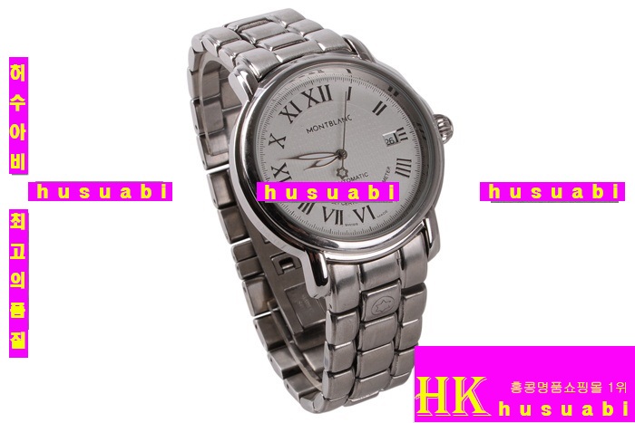 ������ MontBlanc �����ð� �α���ǰ Replica MontBlanc Japanese Quartz Movement Pure Silver Stainless Steel Single Crown Men. YC00-042
