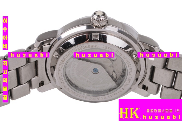 ������ MontBlanc �����ð� �α���ǰ Replica MontBlanc Japanese Quartz Movement Pure Silver Stainless Steel Single Crown Men. YC00-042