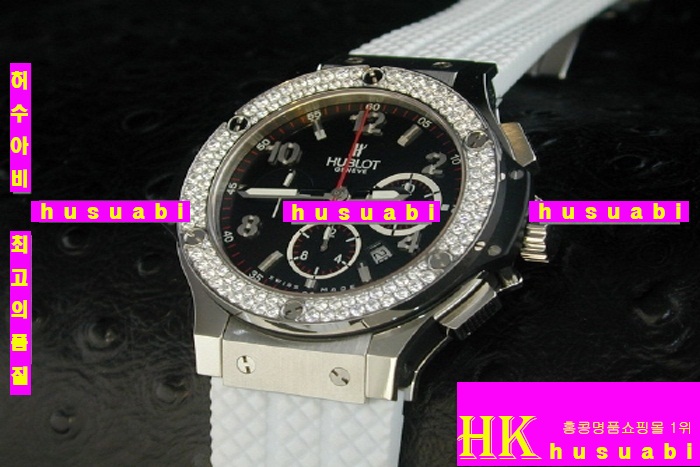 HUBLOT - �ð� BIG BANG CHRONOGRAPH BLACK DIAL DIAMOND