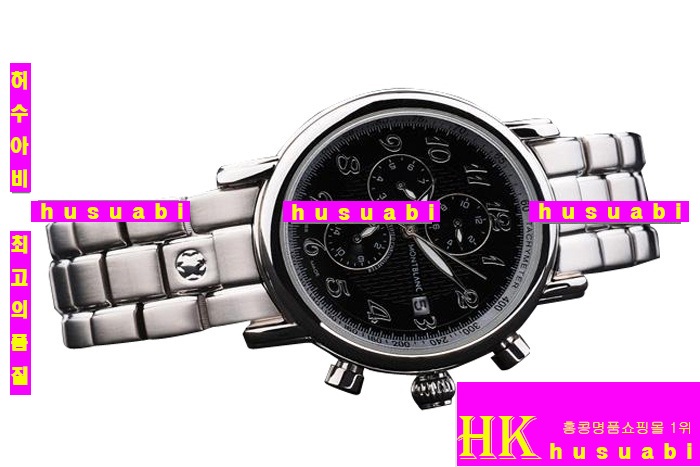������ �α���ǰ�ð� MontBlanc �����ð� Replica MontBlanc Japanese Quartz Movement Black Dial Stainless Steel Men. YC00-031