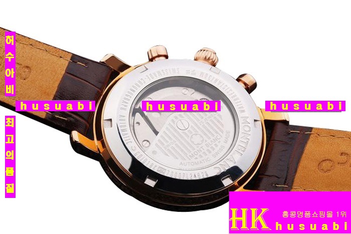 ������ MontBlanc ���ڸ�ǰ ���׽ð� Replica MontBlanc Automatic Movement Black Leather Strap Stainless Steel Men . YC00-010