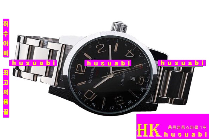 ������ GMT ���� �����ƽ Replica MontBlanc Automatic Movement Black Dial Single Crown Stainless Steel Men. YC00-06