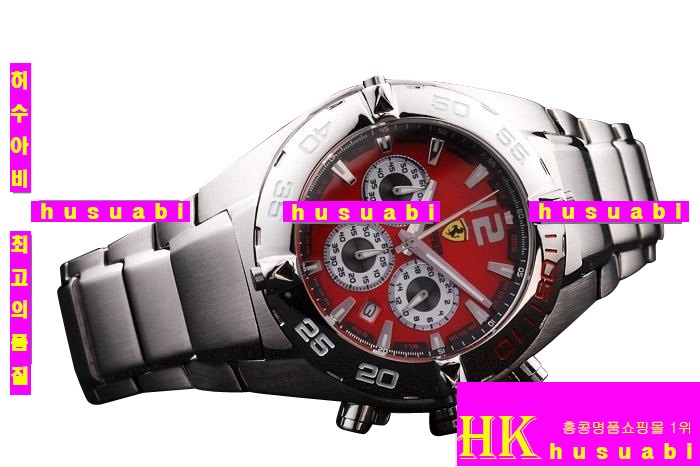 ��� �����ð� Replica Ferrari Men Red Dail Japanese Quartz Movement. YC001-14