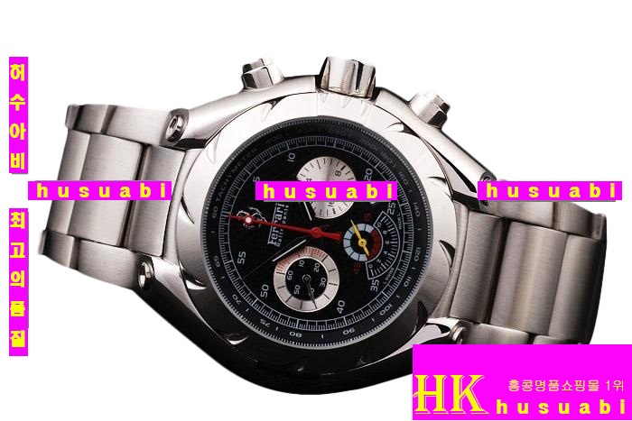 ��� �ð� Ferrari �����α���ǰ�ð� Replica Ferrari Men Black Dail Stainless Steel Watchband Japanese Quartz Movement .YC001-7