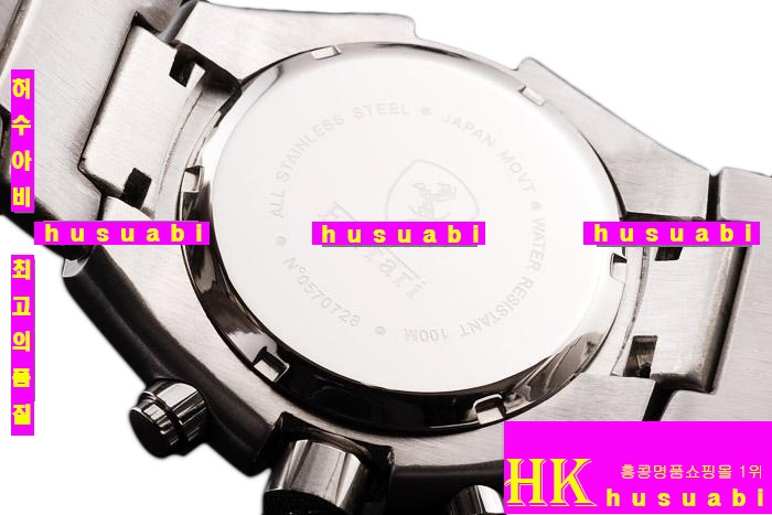 ��� �ð� Ferrari �����α���ǰ�ð� Replica Ferrari Men Black Dail Stainless Steel Watchband Japanese Quartz Movement .YC001-7