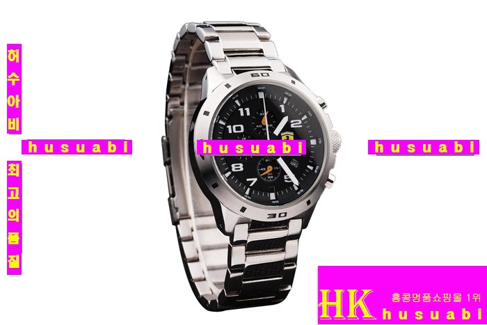 ��� �����ð� Replica Ferrari Black Dail Stainless Steel Men Japanese Quartz Movement. YC001-2