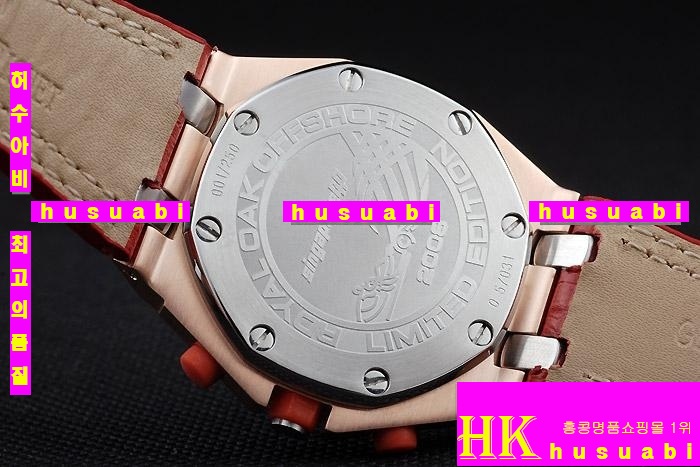 ������ �ð� Replica Audemars Piguet Royal Oak Men Red Diamond Japanese Quartz Movement.928-117