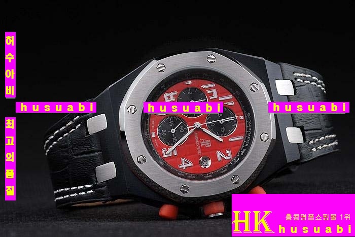 ������ �ð� Replica Audemars Piguet Royal Oak Men Black Watchband Japanese Quartz Movement.928-115