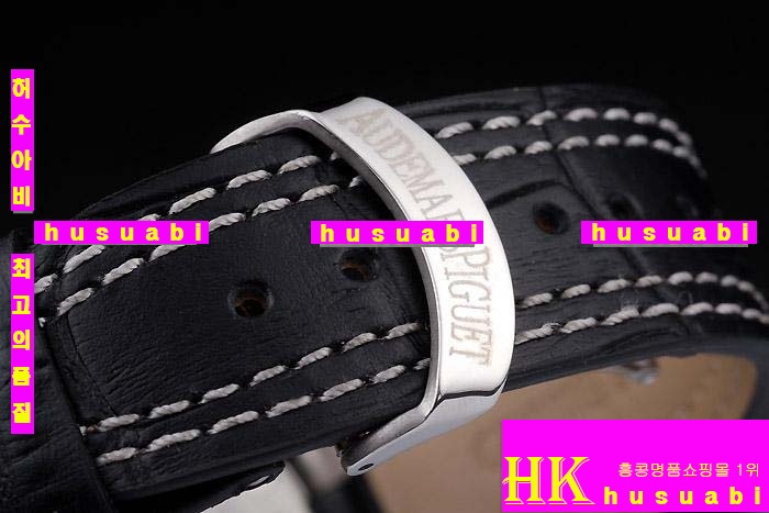 ������ �ð� Replica Audemars Piguet Royal Oak Men Black Watchband Japanese Quartz Movement.928-115