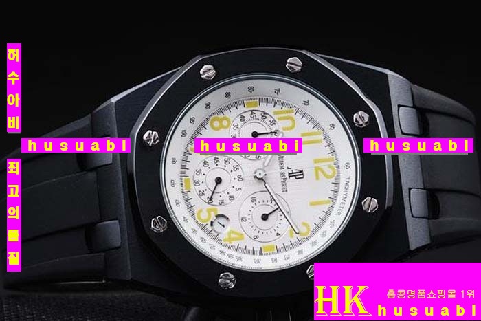 ������ �ð� Replica Audemars Piguet Royal Oak Men Black Diamond Japanese Quartz Movement.928-114
