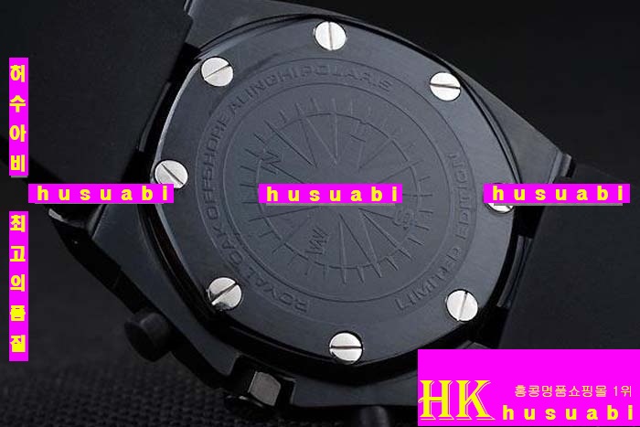 ������ �ð� Replica Audemars Piguet Royal Oak Men Black Diamond Japanese Quartz Movement.928-114