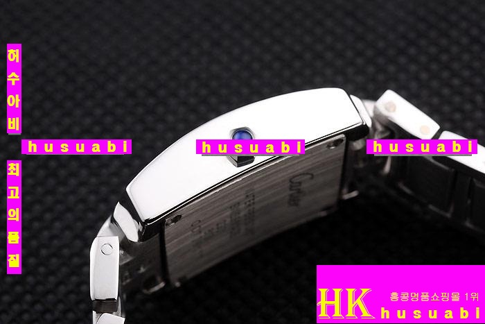 ��쿡 ���ڽð�.Replica Cartier Tank Francaise Japanese Quartz MOVEMENT Stones Steel-Gold Women.117-057