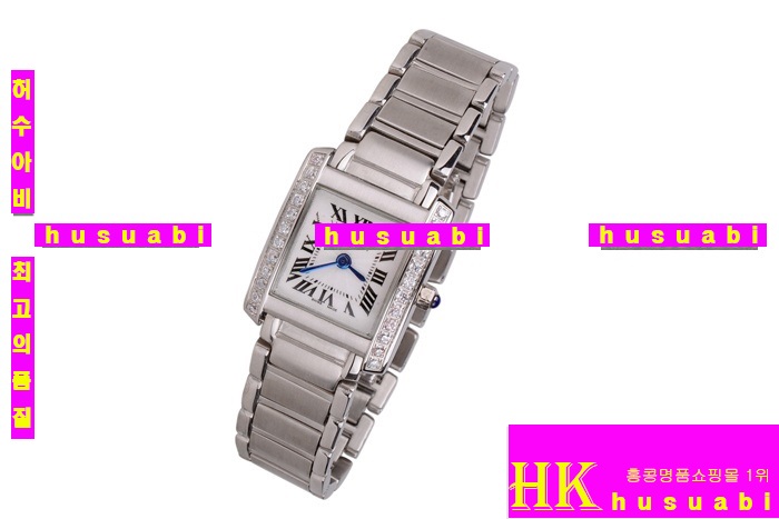 ��쿡 ���ڽð�.Replica Cartier Tank Francaise Japanese Quartz MOVEMENT Steel Women.117-056