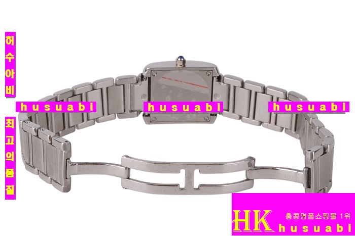 ��쿡 ���ڽð�.Replica Cartier Tank Francaise Japanese Quartz MOVEMENT Steel Women.117-056