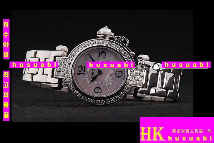 ��쿡 ���ڽð�.Replica Cartier Japanese Quartz MOVEMENT Polished stainless case Women.117-049