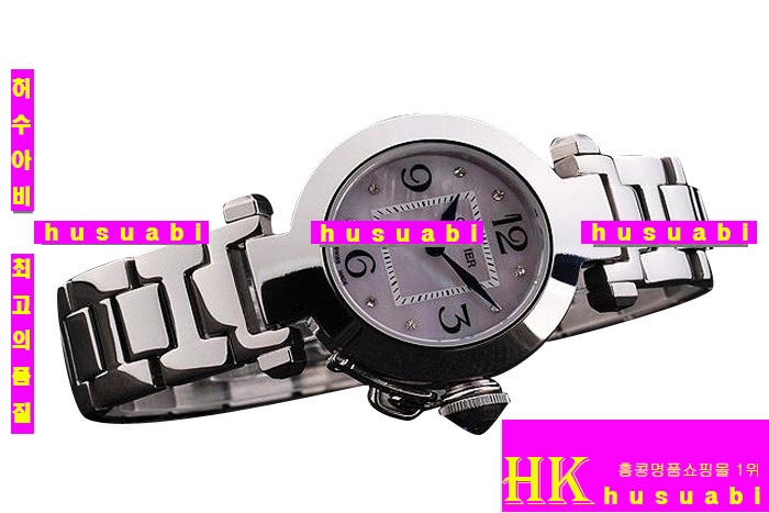 ��쿡 ���ڽð�.Replica Cartier Japanese Quartz MOVEMENT 440 stainless steel crown Women.117-038