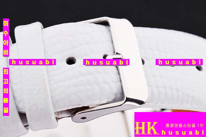 ���ĵ� ���ڽð� Replica Chopard Japanese Quartz MOVEMENT Polished Case Diamond Bezel White leather Bracelet Women. sa-13