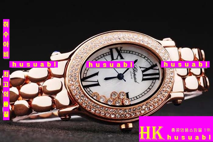 ���ĵ� ���ڽð� Replica Chopard Japanese Quartz MOVEMENT 18k Yellow gold Case Bezel Crown Yellow Bracelet Women. sa-4