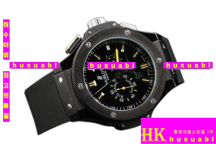 ������ ���� �ð� �嵿�� �ð� Hublot Ayrton Senna Foudroyante Black hb06 men