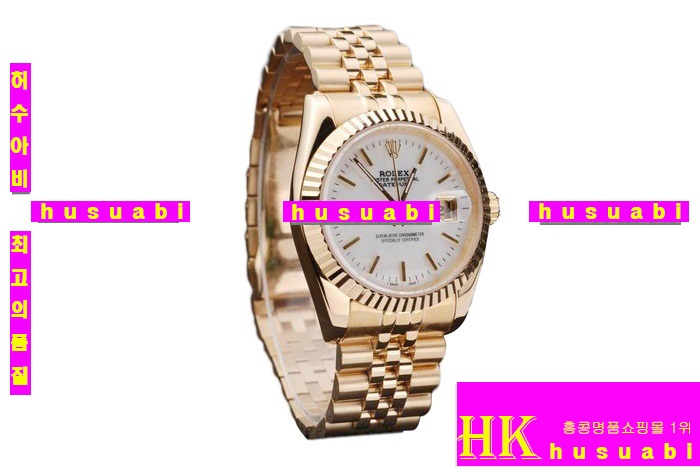 �η���  �ð� Rolex ���ڽð� Replica Rolex Datejust Automatic Movement Yellow gold with White Dial Men.928117-41