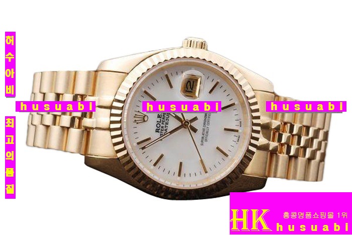 �η���  �ð� Rolex ���ڽð� Replica Rolex Datejust Automatic Movement Yellow gold with White Dial Men.928117-41