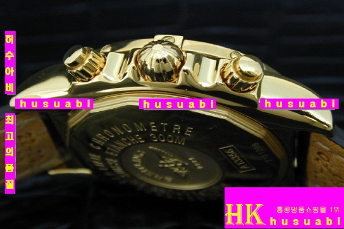 �����Ʋ�� ũ�γ��-�����Ʋ�� ��Ʈ ����-BREITLING - �ð� WINDRIDER CHRONOMAT YELLOWGOLD LATHER STRAP 1