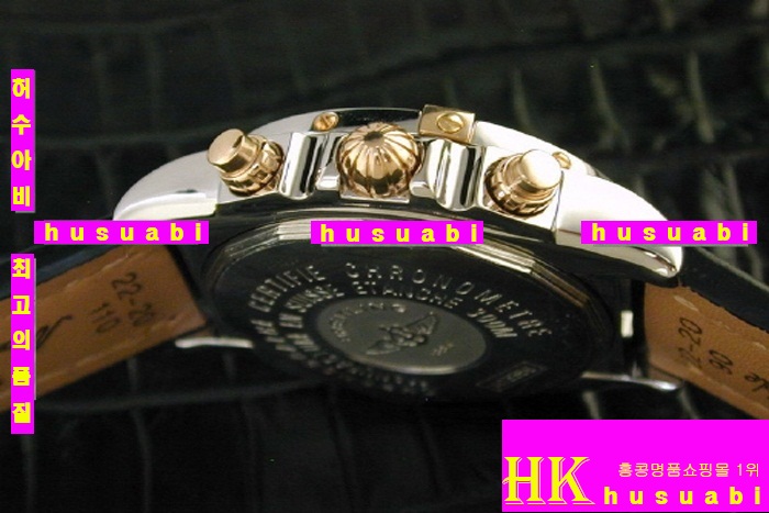 �����Ʋ�� ũ�γ��-�����Ʋ�� �ð�-BREITLING - �ð� WINDRIDER CHRONOMAT TWO-TONE LEATHER 2