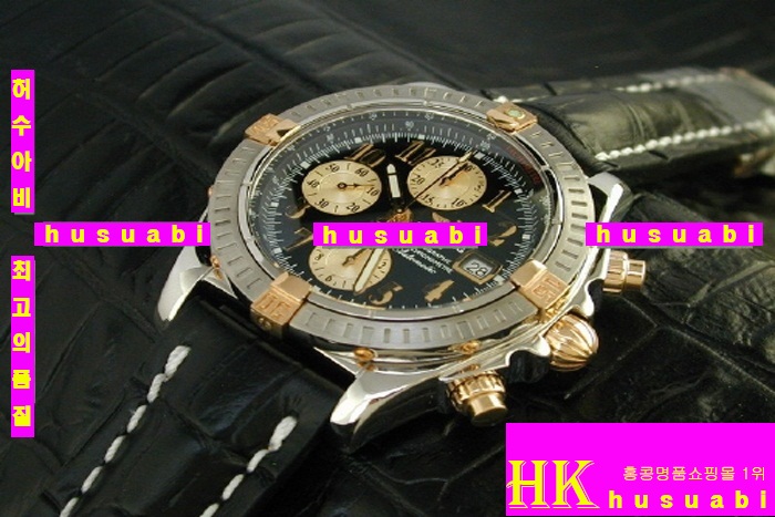 �����Ʋ�� ũ�γ��-�����Ʋ�� �ð�-BREITLING - �ð� WINDRIDER CHRONOMAT TWO-TONE LEATHER 1