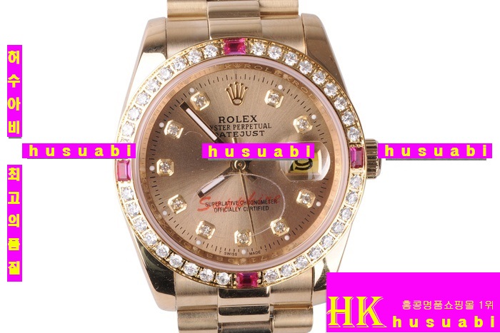 �η��� ���ڽð� Replica Rolex Datejust Automatic Movement Yellow gold Case Bracelet Men.928117-24