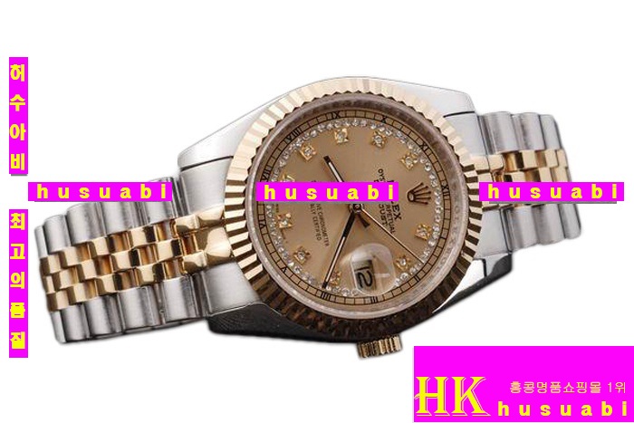 �η��� ���ڽð� Replica Rolex Datejust Automatic Movement Yellow gold Bezel Crown.928117-16