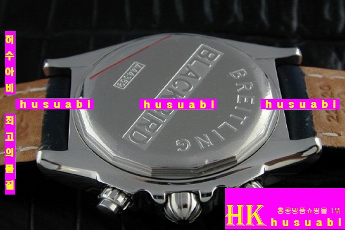 �����Ʋ�� ũ�γ��-�����Ʋ�� �ð�-BREITLING - �ð� BLACK BIRD LEATHER STRAP