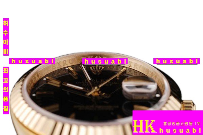 �η��� ���ڸ�ǰ�ð� Replica Rolex Datejust Automatic Movement Black Dial Pure Yellow Gold Men-A1328