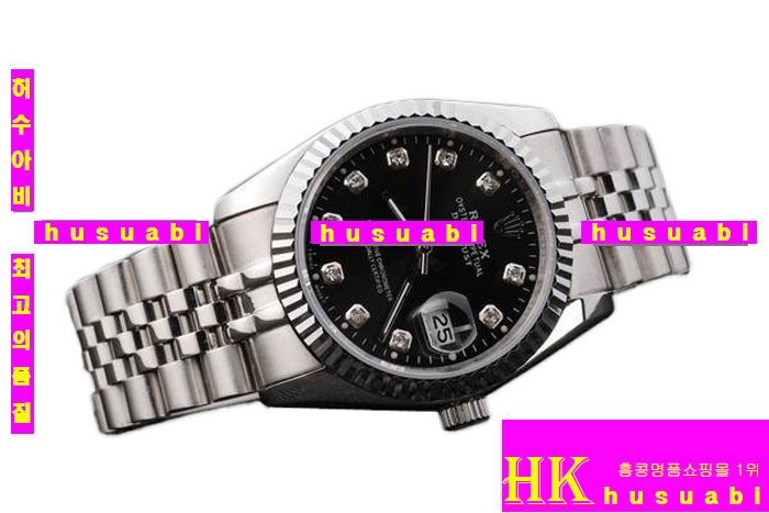 �η��� ���ڸ�ǰ�ð� Replica Rolex Datejust Automatic Movement Black Dial Men-A1326