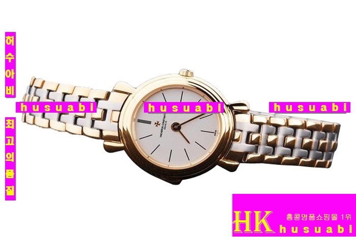 �ٽ����ܽ�źƾ�ð� ���ڸ�ǰ�ð�Replica Vacheron Constantin Japanese Quartz Movement Yellow gold Stainless Steel White Dial Women 19mm vc22 A060