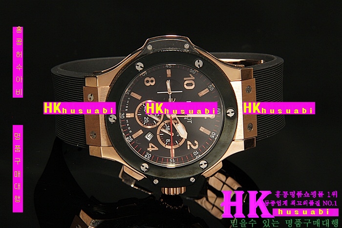 �嵿�� �ð� ������ �ð� Hublot Big Bang Black  Rose gold man 11426