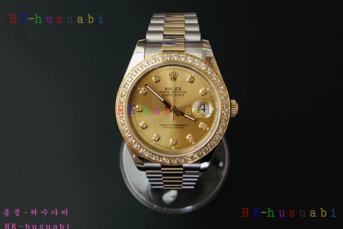  �η��� ���ڽð� Replica Rolex Datejust Automatic Movement Yellow gold Dial Crown Men.928117-32