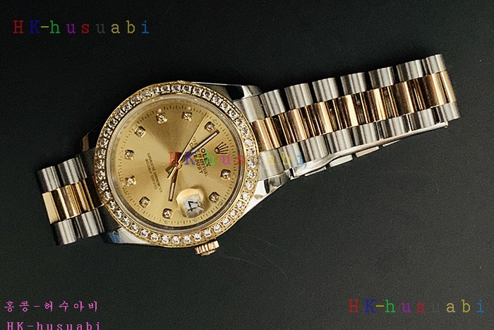  �η��� ���ڽð� Replica Rolex Datejust Automatic Movement Yellow gold Dial Crown Men.928117-32